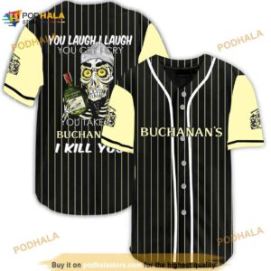 Achmed Laugh Cry Take My Buchanan’s Whisky I Kill You 3D Baseball Jersey