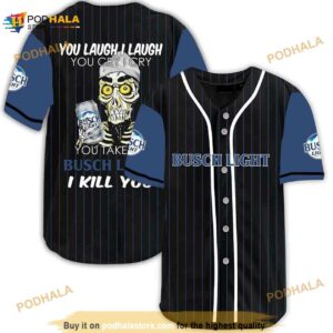 Achmed Laugh Cry Take My Busch Light I Kill You 3D Baseball Jersey