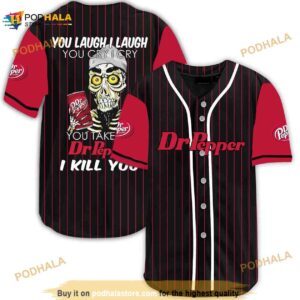 Achmed Laugh Cry Take My Dr Pepper I Kill You 3D Baseball Jersey