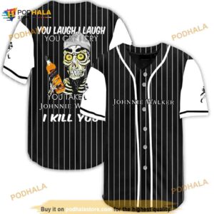 Achmed Laugh Cry Take My Johnnie Walker I Kill You 3D Baseball Jersey