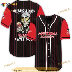 Achmed Laugh Cry Take My National Bohemian I Kill You 3D Baseball Jersey