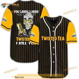 Achmed Laugh Cry Take My Twisted Tea I Kill You 3D Baseball Jersey