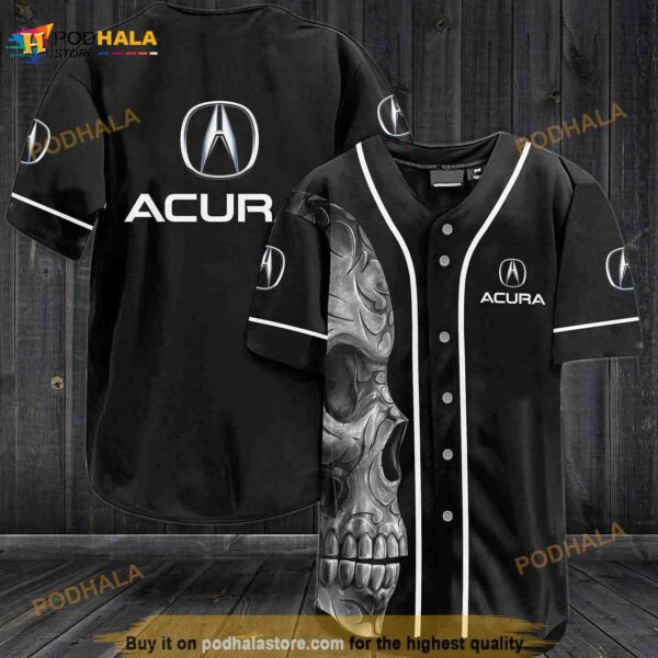 Acura Skull 3D Baseball Jersey