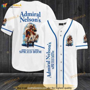 Admiral Nelson’s Spiced Rum All Over Print Unisex 3D Baseball Jersey