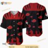 Akatsuki Naruto Anime Gift Christmas For Fan 3D Baseball Jersey Shirt