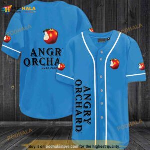 Angry Orchard Hard Cider 3D Baseball Jersey