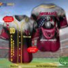 Arizona Cardinals 3D Personalized Name Number Metallica 3D Baseball Jersey