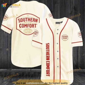 Beige Southern Comfort 3D Baseball Jersey