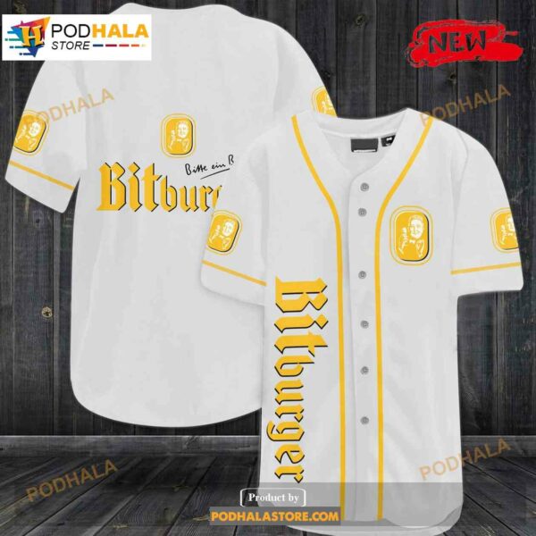 Bitburger Beer Baseball Jersey