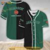 Black And Green Split Jameson Whisky 3D Baseball Jersey