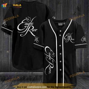 Black Eagle Rare Whiskey 3D Baseball Jersey