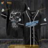 Black Skull Busch Light 3D Baseball Jersey