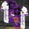 Black Skull Crown Royal 3D Baseball Jersey