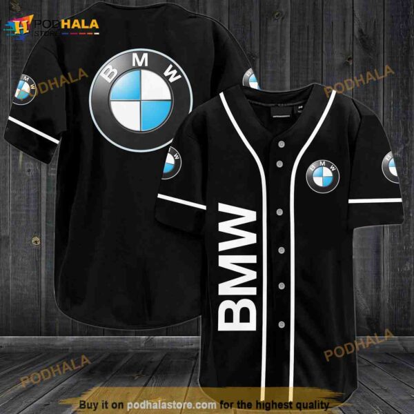 Bmw Logo 3D Baseball Jersey