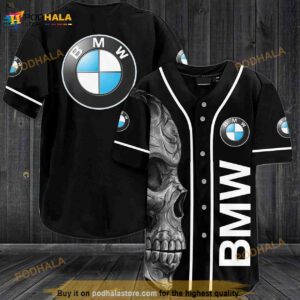 Bmw Skull 3D Baseball Jersey