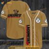 Brown Lagunitas Brewing 3D Baseball Jersey