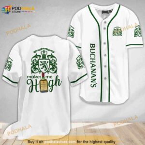 Buchanan’s Whiskey Make Me High 3D Baseball Jersey