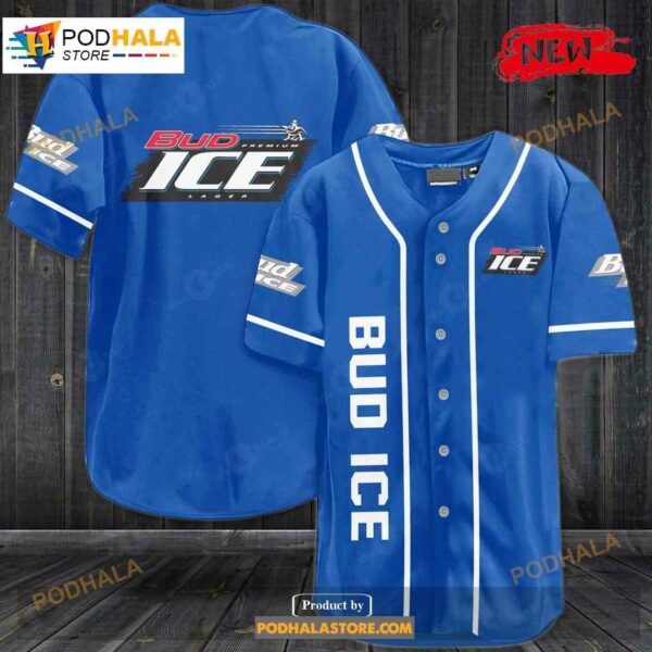 Bud Ice Baseball Jersey