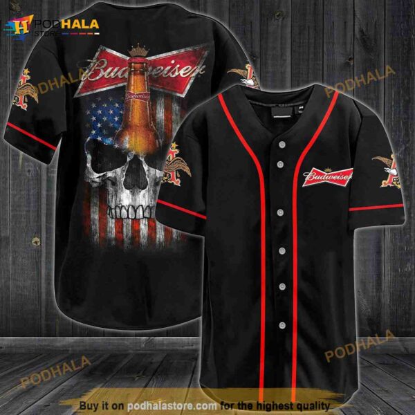 Budweiser 3D Baseball Jersey