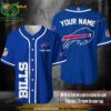 Buffalo Bills Personalized 3D Baseball Jersey Shirt