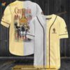 Captain Morgan Skull Usa Flag All Over Print Unisex 3D Baseball Jersey Yellow