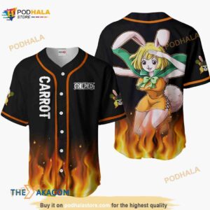 Carrot Anime Gift Christmas For Fan 3D Baseball Jersey Shirt