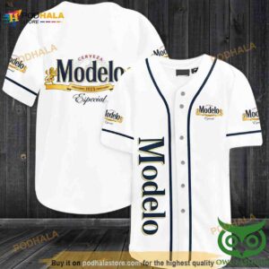 Cerveza Modelo 3D Baseball Jersey Shirt