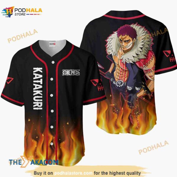 Charlotte Katakuri Anime Gift Christmas For Fan 3D Baseball Jersey Shirt