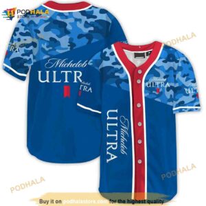 Classic Camouflage Michelob Ultra 3D Baseball Jersey