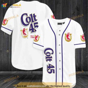 Colt 45 Malt Liquor 3D Baseball Jersey