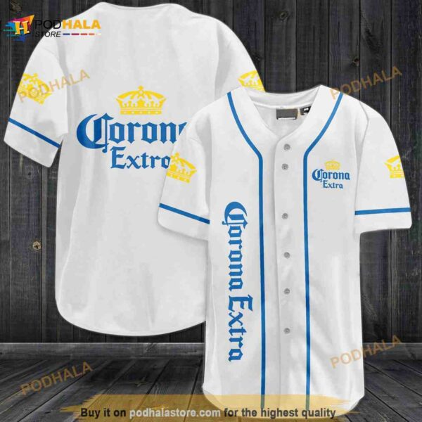 Corona Extra 3D Baseball Jersey