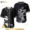 Couples Halloween Jack Skeleton And Sally 3D Baseball Jersey