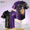 Crown Royal Death All Over Print 3D Unisex 3D Baseball Jersey Purple