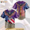 Crown Royal Eagle Usa Flag All Over Print Unisex 3D Baseball Jersey