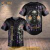 Crown Royal Smiling Skull Usa Flag Pattern All Over Print 3D Unisex 3D Baseball Jersey