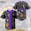 Crown Royal Swag Skull All Over Print Mandala Pattern Unisex 3D Baseball Jersey