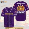 Crown Royal Whisky Dad All Over Print 3D Unisex 3D Baseball Jersey