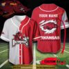 Custom Name Arkansas Razorbacks 3D Baseball Jersey Shirt