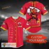 Custom Name Kansas City Chiefs NFL Jackson 3D Baseball Jersey Shirt