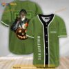 Custom Name Scary Michael Myers Pumpkin Bulleit Rye 3D Baseball Jersey