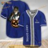 Custom Name Scary Michael Myers Pumpkin Grey Goose 3D Baseball Jersey