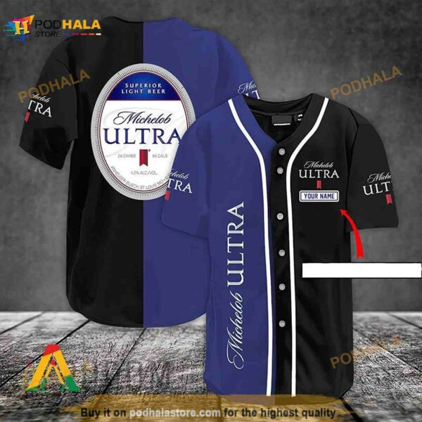 Customized Michelob Ultra 3D Baseball Jersey