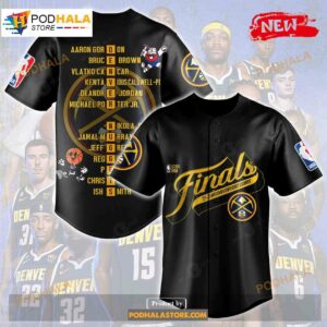 Denver Nuggets Nba Western Conference Champions Black Jersey