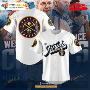 Denver Nuggets Nba Western Conference Champions New White Jersey