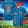 Detroit Lions 3D Baseball Jersey Personalized Gift