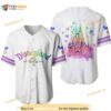 Disneyland Rainbow Magic Kingdom All Over Print 3D Unisex 3D Baseball Jersey