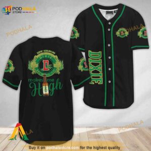 Dixie Beer Make Me High 3D Baseball Jersey