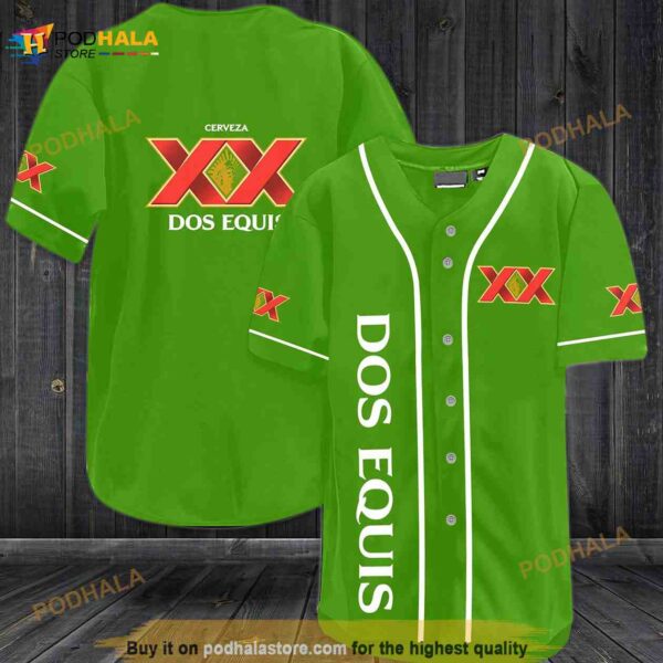 Dos Equis Xx 3D Baseball Jersey