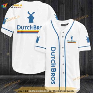 Dutch Bros Coffee 3D Baseball Jersey