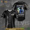 Elvis Presley The Myth The Legend Black 3D Baseball Jersey Shirt